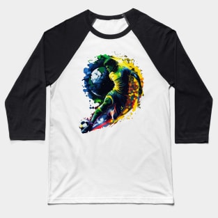 Brazil Soccer Premium Design Baseball T-Shirt